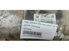 Recambio de motor arranque para opel insignia berlina 2.0cdti 130 fap referencia OEM IAM 55352882  