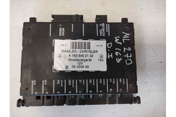 Recambio de modulo electronico para mercedes-benz clase m (w163) 2.7 cdi 20v cat referencia OEM IAM A1635452132  