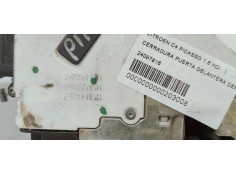 Recambio de cerradura puerta delantera derecha para citroen c4 picasso 1.6 hdi referencia OEM IAM 24097816  