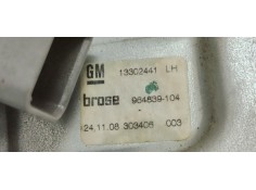 Recambio de elevalunas trasero izquierdo para opel insignia berlina 2.0cdti 130 fap referencia OEM IAM 13302441  