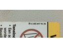 Recambio de parasol derecho para mercedes-benz clase b (w245) 2.0 cdi referencia OEM IAM A1698100210  