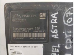 Recambio de abs para opel astra h berlina 1.9 cdti referencia OEM IAM 10096005543 00405061E1 8PU8A1424F