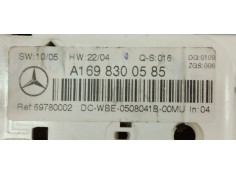 Recambio de mando climatizador para mercedes-benz clase b (w245) 2.0 cdi referencia OEM IAM A1698300585  