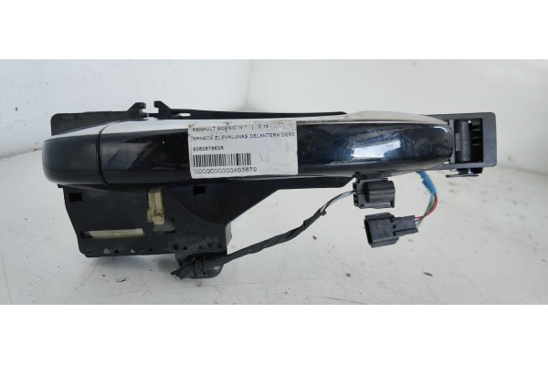 Recambio de maneta exterior delantera derecha para renault scenic iv 1.2 tce energy referencia OEM IAM 806067663R  