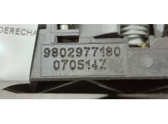 Recambio de maneta exterior trasera derecha para citroen c4 cactus 1.6 hdi referencia OEM IAM 9802977180  