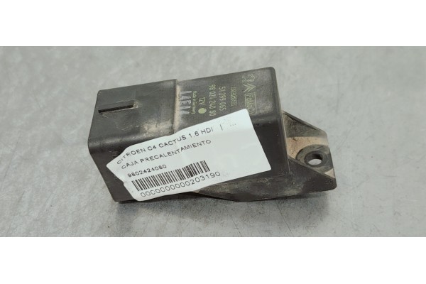 Recambio de caja precalentamiento para citroen c4 cactus 1.6 hdi referencia OEM IAM 9802424080  