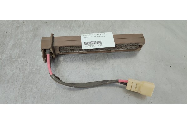 Recambio de resistencia calefaccion para subaru forester s12 2.0 d referencia OEM IAM   