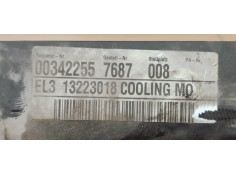 Recambio de electroventilador para opel insignia berlina 2.0cdti 130 fap referencia OEM IAM 13223018  