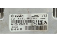 Recambio de centralita motor uce para peugeot partner kasten 1.6 hdi 90 referencia OEM IAM 0281013872  