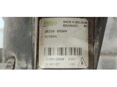Recambio de faro antiniebla derecho para nissan qashqai (j10) acenta 4x4 referencia OEM IAM 261508990A  