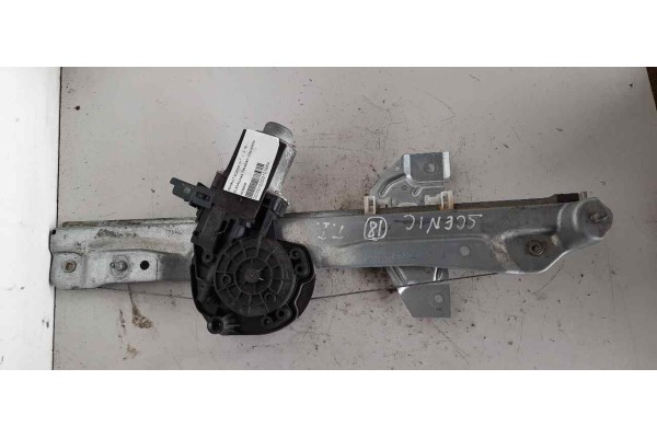 Recambio de elevalunas trasero izquierdo para renault scenic iv 1.2 tce energy referencia OEM IAM 402804F  