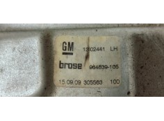 Recambio de elevalunas trasero izquierdo para opel insignia berlina 2.0cdti 130 fap referencia OEM IAM 13302441  