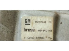 Recambio de elevalunas trasero derecho para opel insignia berlina 2.0cdti 130 fap referencia OEM IAM 13302442  