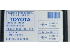 Recambio de modulo electronico para toyota corolla verso (e12) 2.0d4d 115 referencia OEM IAM 897410F010  