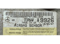 Recambio de centralita airbag para mercedes-benz clase a (w169) 2.0cdi 80 [160] fap referencia OEM IAM A1698209926  