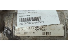 Recambio de motor arranque para renault espace iv (jk0) grand espace expression referencia OEM IAM 8200237594  