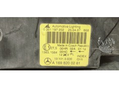 Recambio de faro derecho para mercedes-benz clase a (w169) 2.0cdi 80 [160] fap referencia OEM IAM A1698200261  