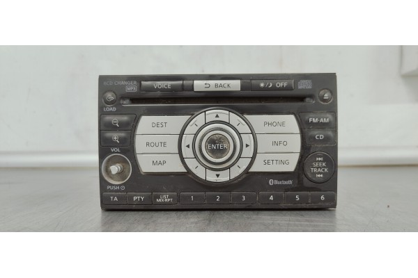 Recambio de sistema audio / radio cd para nissan qashqai (j10) acenta 4x4 referencia OEM IAM 28185JG44A  
