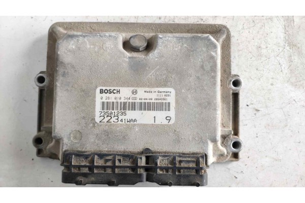 Recambio de centralita motor uce para fiat doblo (119) 1.9 jtd cat referencia OEM IAM 0281010344 73501235 