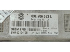 Recambio de centralita motor uce para volkswagen polo (9n1) conceptline referencia OEM IAM 03E906033L  