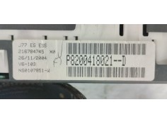 Recambio de cuadro instrumentos para renault modus confort expression referencia OEM IAM P8200418021D  