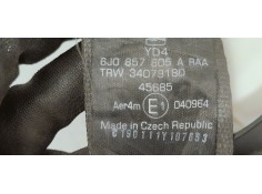 Recambio de cinturon seguridad trasero derecho para seat ibiza (6j5) 1.6 tdi referencia OEM IAM 6J0857805A  