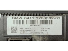 Recambio de mando climatizador para bmw serie 3 touring (e91) 2.0 d referencia OEM IAM 64119263302  