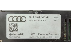 Recambio de mando climatizador para audi a4 ber. (b8) 2.0 tdi referencia OEM IAM 8K1820043AF  