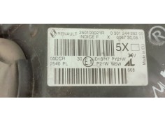Recambio de faro derecho para renault megane iii sport tourer 1.5 dci referencia OEM IAM 260100021R  