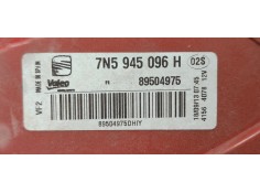 Recambio de piloto trasero derecho para seat alhambra (710) 2.0 tdi referencia OEM IAM 7N5945096H  