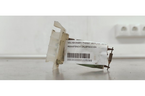 Recambio de resistencia calefaccion para volkswagen passat berlina (3c2) 2.0 tdi 140 referencia OEM IAM   