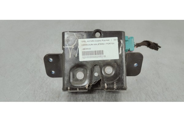 Recambio de cerradura maletero / porton para opel antara cosmo plus 4x4 referencia OEM IAM 15934420  