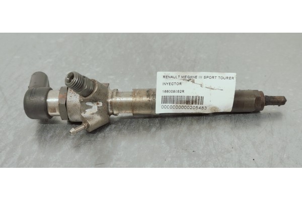 Recambio de inyector para renault megane iii sport tourer 1.5 dci referencia OEM IAM 166008052R  