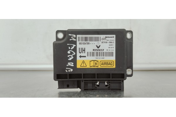 Recambio de centralita airbag para renault megane iii sport tourer 1.5 dci referencia OEM IAM 985105478R  