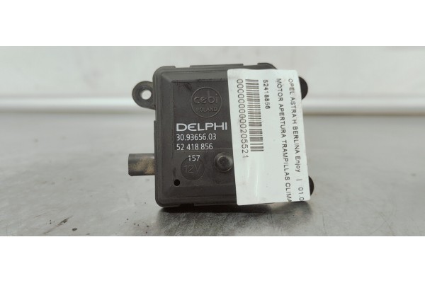 Recambio de motor apertura trampillas climatizador para opel astra h berlina enjoy referencia OEM IAM 52418856  