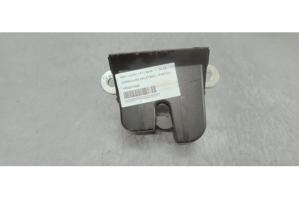 Recambio de cerradura maletero / porton para seat leon (1p1) sport referencia OEM IAM 1P0827505A  