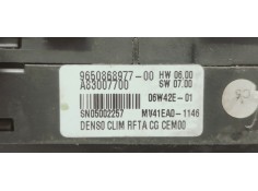 Recambio de mando climatizador para citroen c4 picasso 1.6 hdi referencia OEM IAM 9650868977  