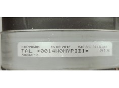 Recambio de airbag delantero izquierdo para skoda fabia (5j2 ) 1.6 tdi referencia OEM IAM 5J0880201K  