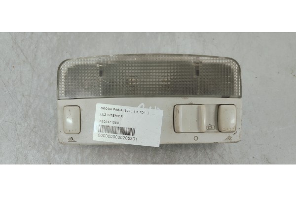 Recambio de luz interior para skoda fabia (5j2 ) 1.6 tdi referencia OEM IAM 3B0947105C  