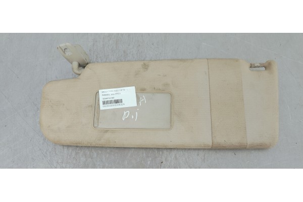 Recambio de parasol izquierdo para skoda fabia (5j2 ) 1.6 tdi referencia OEM IAM 1Z0857551BG  
