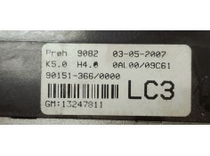Recambio de mando climatizador para opel astra h ber. edition referencia OEM IAM 13247811  