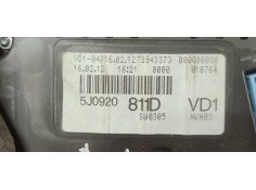 Recambio de cuadro instrumentos para skoda fabia (5j2 ) 1.6 tdi referencia OEM IAM 5J0920811D  