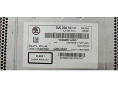 Recambio de sistema audio / radio cd para skoda fabia (5j2 ) 1.6 tdi referencia OEM IAM 5J0035161D  