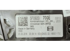 Recambio de cuadro instrumentos para seat leon (5f1) 1.2 referencia OEM IAM 5F0920700E  