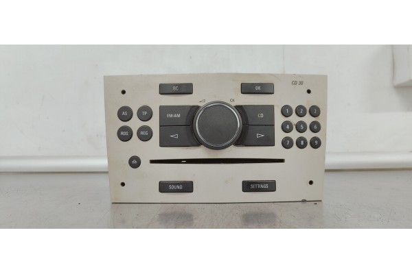 Recambio de sistema audio / radio cd para opel astra h ber. edition referencia OEM IAM 13263051  