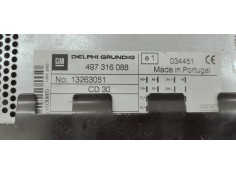 Recambio de sistema audio / radio cd para opel astra h ber. edition referencia OEM IAM 13263051  