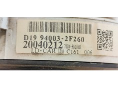 Recambio de cuadro instrumentos para kia cerato 2.0 ex berlina (4-ptas.) referencia OEM IAM 9940032F260  