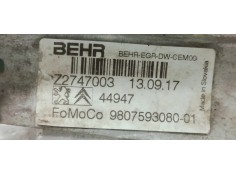 Recambio de enfriador egr para citroen c4 grand picasso 2.0hdi 150 fap referencia OEM IAM 9807593080  