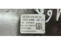 Recambio de mando climatizador para citroen berlingo 1.5 hdi referencia OEM IAM 98340416ZD  