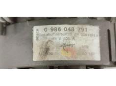Recambio de alternador para opel zafira b edition ´´111 jahre´´ referencia OEM IAM 0986048791  